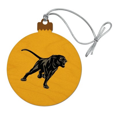 Prairie View A&M Secondary Logo Wood Christmas Tree Holiday Ornament