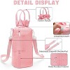 BABYYER Water Bottle Holder with Strap,Water Bottle Carrier Bag for Tumbler with Handle, Insulated Water Bottle Sling Bag with Phone Pouch - 4 of 4