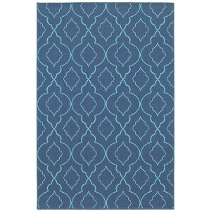 Oriental Weavers Meridian 7541B Navy/ Blue Indoor/Outdoor Area Rug - 7'10" x 10'10" - 1 of 4