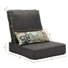 Aoodor 22'' x 24'' Outdoor Deep Seat Chair Cushion Set-  (Set of 2 Seats, 2 Backs, 2 Pillows） - 2 of 4