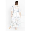 Women's Plus Size Shy Orchid Maxi Dress - ivory | CITY CHIC - image 4 of 4