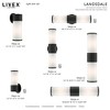 Livex Lighting Landsdale 2 - Light Wall Light in  Textured Black - 3 of 4