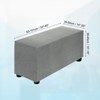 Unique Bargains Polyester Rectangular Stretchy Elastic Stool Cover - 2 of 4