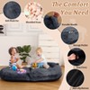 Comfortable Human Sized Dog Bed, Faux Fur Comfortable Floor Sofa Bed, Large Dog Bed, Removable Cover, for Reading Snoozing - 2 of 4
