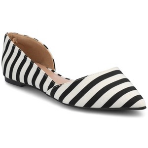 Journee Collection Women's Cortni Slip On Pointed Toe D'Orsay Flats - 1 of 4