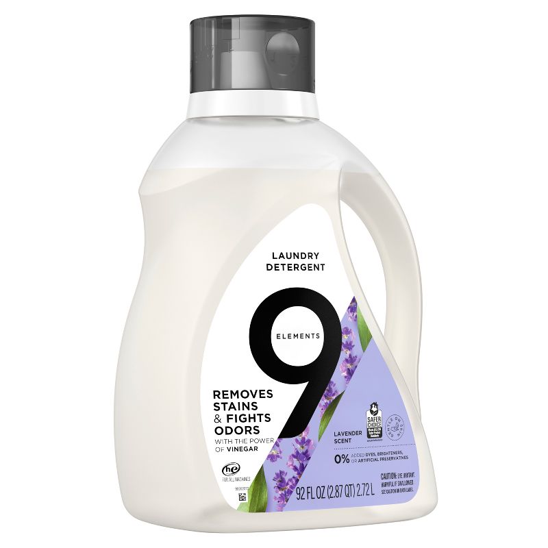 9 Elements LQ Laundry Detergent - Lavender, 3 of 5