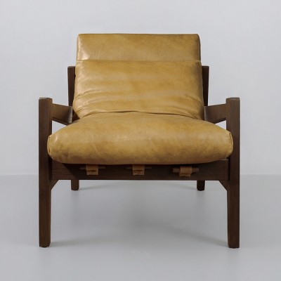 Art Leon Leather Lounge Chair