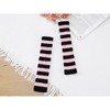 INSPIRE CHIC Women's Elastic Knit Winter Half Finger Thumb Hole Y2K Sleeves Gloves for Christmas Windproof 1 Pair - 4 of 4