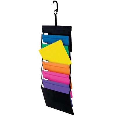 Pendaflex Translucent Polypropylene Vertical Hanging Organizer with Case, Letter, Black