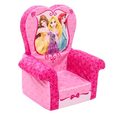 Biznest Kids Pink Disney Princess Armchair Pink Beautiful Kids Chair H44Cm X W50Cm X D39Cm 