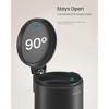 1.6 Gallon Bathroom Trash Can, Small Stainless Steel Garbage Bin with Soft-Close Lid & Pedal, Inner Bucket for Toilet Bedroom - 4 of 4