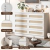 8 Drawer Double Dresser for Bedroom, Rattan Chest of Dressers - 4 of 4