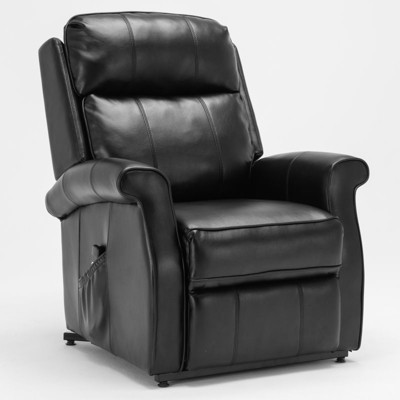 Lehman Black Traditional Lift Chair - Comfort Pointe