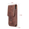 LUXMO Large Vertical Universal Pouch - Brown - 2 of 4