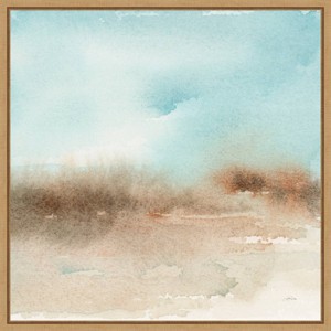 16" x 16" Desert Landscape II by Katrina Pete Framed Wall Canvas - Amanti Art: Modern Abstract Scapes, Polystyrene Frame - 1 of 4
