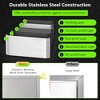 BBQ Access Door， Garvee Grill Door Double Door Brushed Stainless Steel, Outdoor Kitchen Doors for BBQ Island Grilling Station - 4 of 4