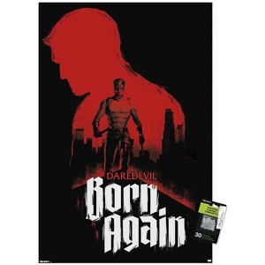 Trends International Marvel Television's Daredevil: Born Again - Daredevil Silhouette Unframed Wall Poster Prints - 1 of 4