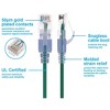 Monoprice Cat6A Ethernet Patch Cable - 3 Feet - Green (10 Pack) Snagless RJ45 550Mhz UTP Pure Bare Copper Wire 10G 30AWG - SlimRun Series - 3 of 4