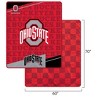 NCAA Ohio State Buckeyes Diagonal Ghost Checker Double Sided Blanket - 3 of 3