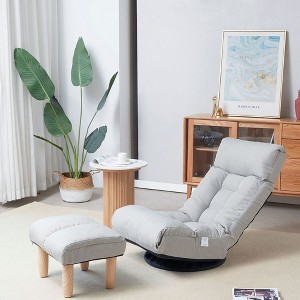 PAGED Adjustable Accent Chair Single Sofa Reclining Chair with Adjustable Back and Head Sections for Bedroom, Living Room - 1 of 4
