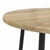 Clihome Modern Artisan Oak Corner Side Table with Storage, 2-Tier Rectangular Table for Living Room - 4 of 4