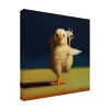 Canvas Wall Art - Lucia Heffernan 'Yoga Chick Standing Split' Wall Art for Living Room, Bedroom, or Office Décor by Trademark Fine Art - 14 x 14 - 2 of 4