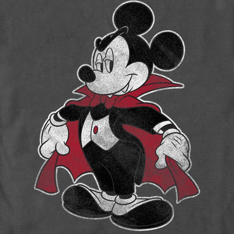 Men's Mickey & Friends Halloween Retro Vampire T-Shirt, 2 of 6