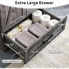 Mastgoal 24" Farmhouse Bathroom Vanity with Sink, Bathroom Dresser with Large Storage Drawer - 4 of 4