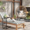 7' x 10' Woven Striped Outdoor Rug Khaki/Ivory - Threshold™ - 2 of 4