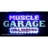 Muscle Garage Full Service Open 24 Hours Framed LED Sign Gray/Brown - American Art Decor - image 2 of 4