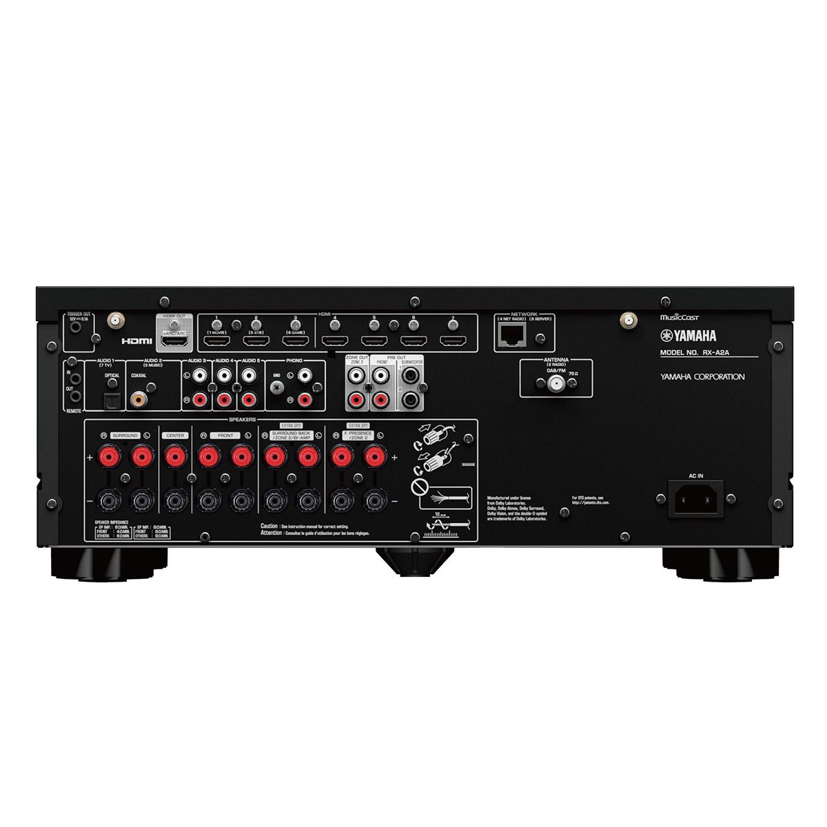 Yamaha RX-A2A AVENTAGE 7.2 Channel AV Receiver - thumbnail 4
