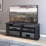 Flat Panel TV Stand for TVs up to 57" CorLiving Ravenwood Black