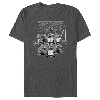 Teenage Mutant Ninja Turtles 'Group (White)' T-Shirt Mens Fashion