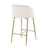 Set of 2 Fran Contemporary Counter Height Barstools - LumiSource - 4 of 4