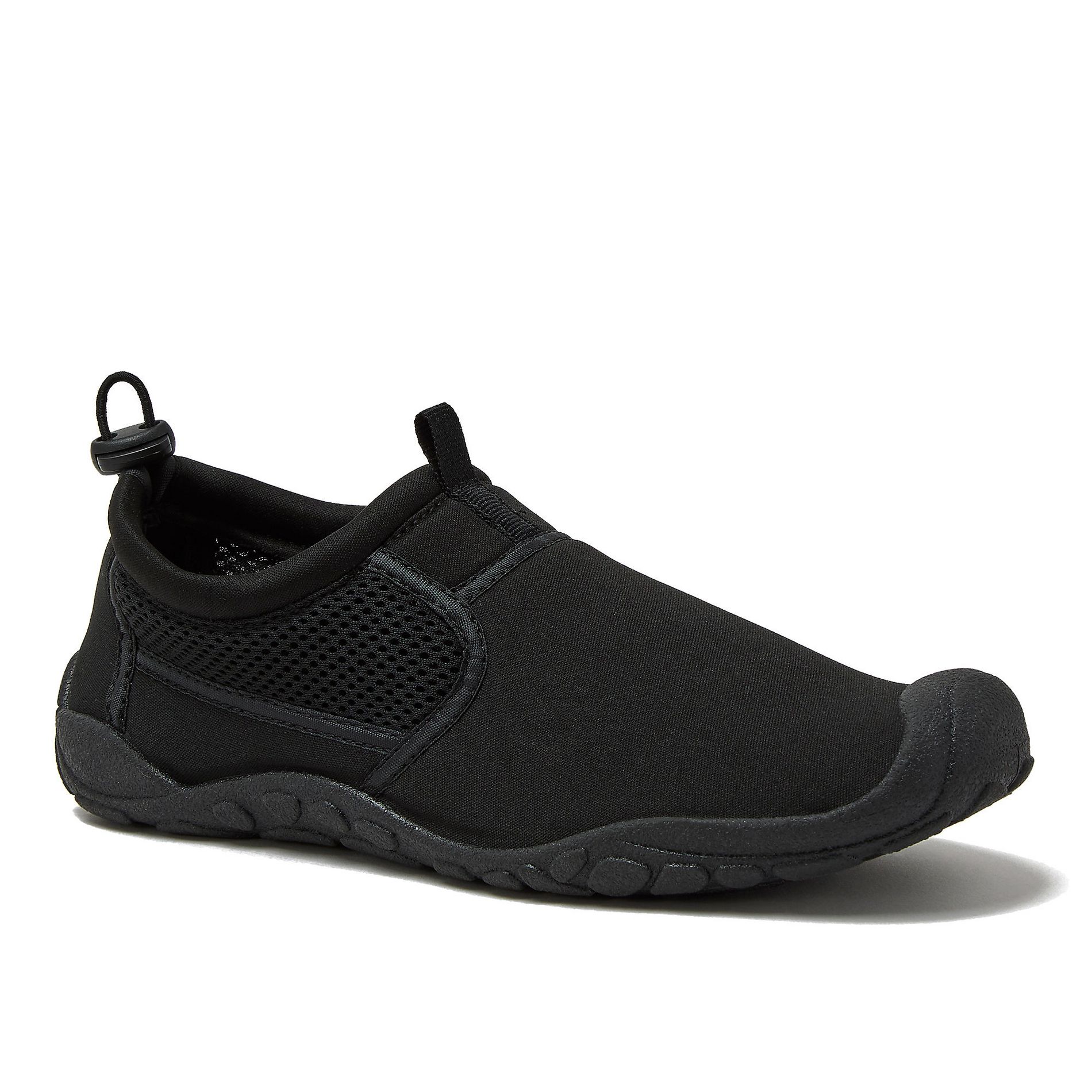 Lands' End Women's Classic Slip On Water Shoes - 11 - Black/Black