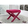 Meridian Furniture,Nixon Velvet Ottoman/Bench - 2 of 4
