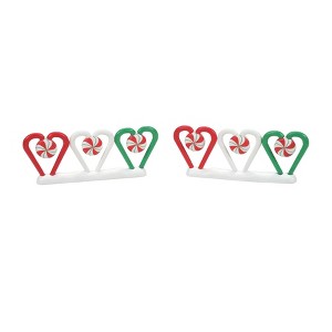 Department 56 Department 56 Village Accessories Christmas Candy Cane Fence, Set of 2 #6011458 - 1 of 3