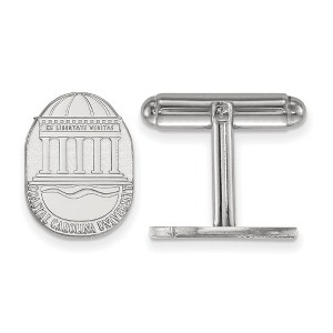 Black Bow Jewelry Sterling Silver Coastal Carolina Chanticleers NCAA Cuff Links - 1 of 3