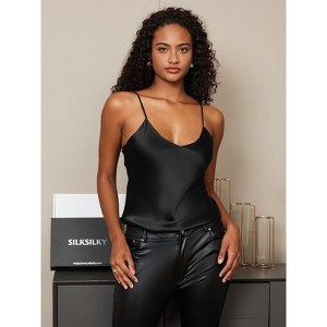 SilkSilky Women's Pure Silk Spaghetti Strap Camisoles - 1 of 4