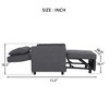 NicBex Recliner Chair Adjustable Sleeper Chair Armchair Sofa Chair with USB Ports Bed Chair with Side Pocket for Living Room, Bedroom - 3 of 4
