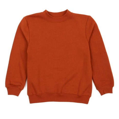 Leveret Kids Long Sleeve Sweatshirt Rust 12 Year Target