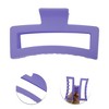 Unique Bargains Fashion Rectangle Frosted Hair Clips 1 Pc - 3 of 4