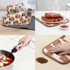 REGALWOVEN Cotton Heat Resistant Stain-Resistant Oven Mitts 2 Pcs with Pot Holders 4 Pcs 11x7.1inch - 4 of 4