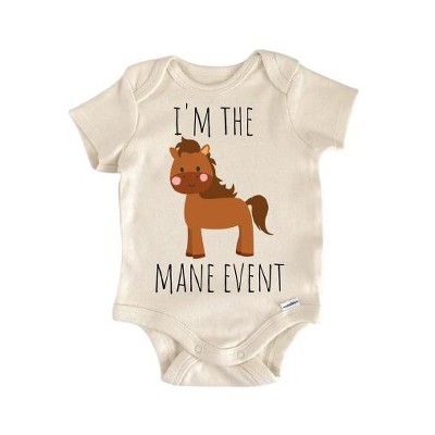 Horse Equestrian - Baby Boy Girl Clothes Infant Onesie® Funny Cute Newborn GS1 BBY