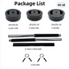 Cardio  Pump Weights, Barbell Weight Set, Adjustable Free Weights for Home and Gym Workout - 3 of 3