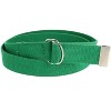 CTM Cotton Web 1.25 Inch Belt with D Ring Buckle - 3 of 4