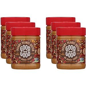 Good Good Peanut Butter Creamy Low Carb - Case of 6 - 12oz - 1 of 2