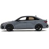 2022 Audi RS 3 Sedan Performance Edition Nargo Gray with Sunroof 1/18 Model Car by GT Spirit - 4 of 4