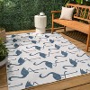 JONATHAN Y Liana Casual Coastal Flamingos Two-Tone Indoor/Outdoor Area Rug - 3 of 4