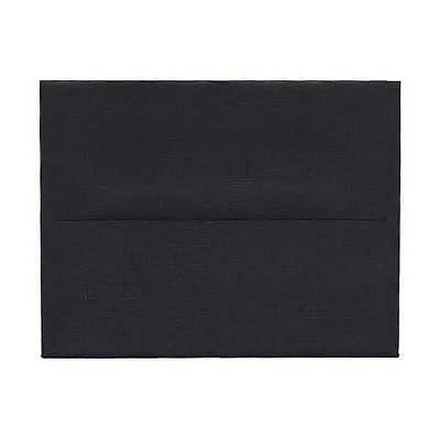 JAM Paper A2 Invitation Envelopes 4.375 x 5.75 Black 114914